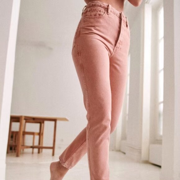 Sezane Brut Sexy Jeans in Pink